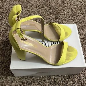 Yellow 6” heels